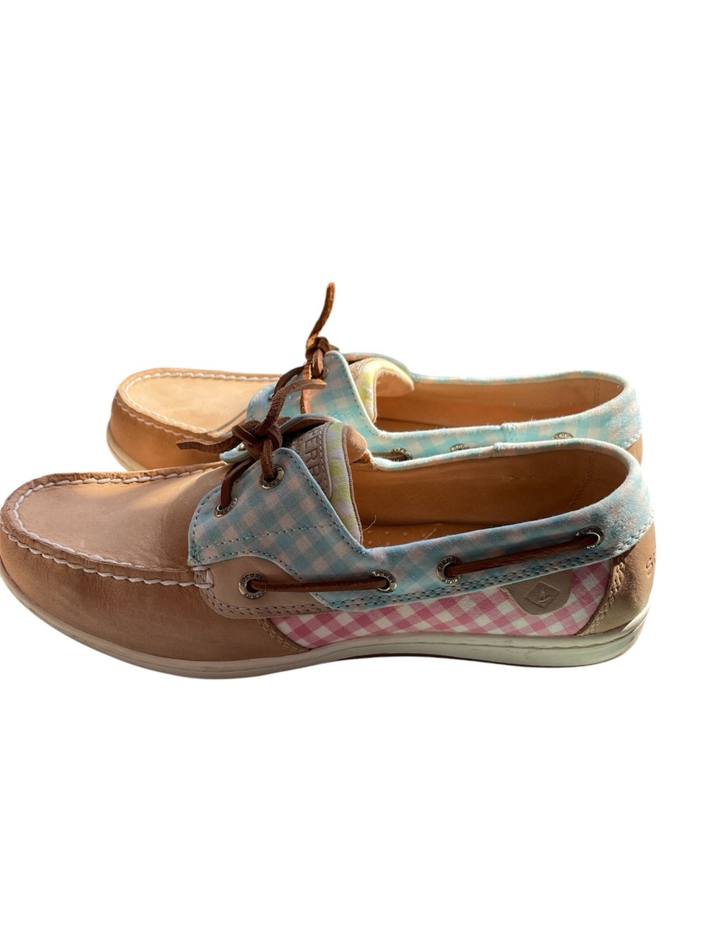 GUC Gingham Sperry Boat Shoes